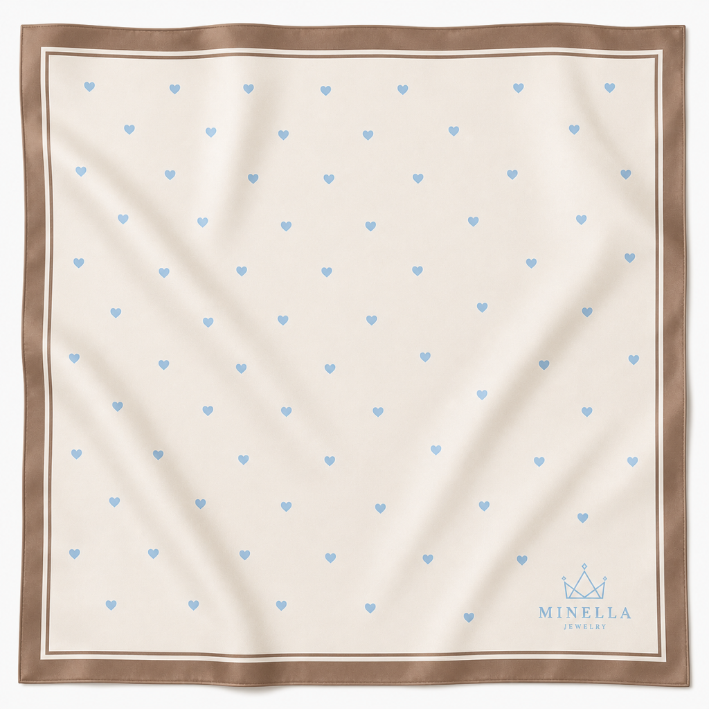 Collar & Bow Pet Scarf — Blue