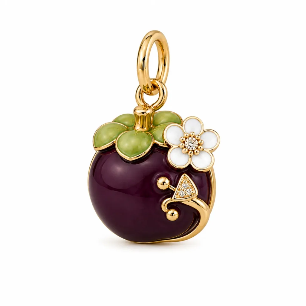 Thai Treasure Tales Fruit Charm — Mangosteen