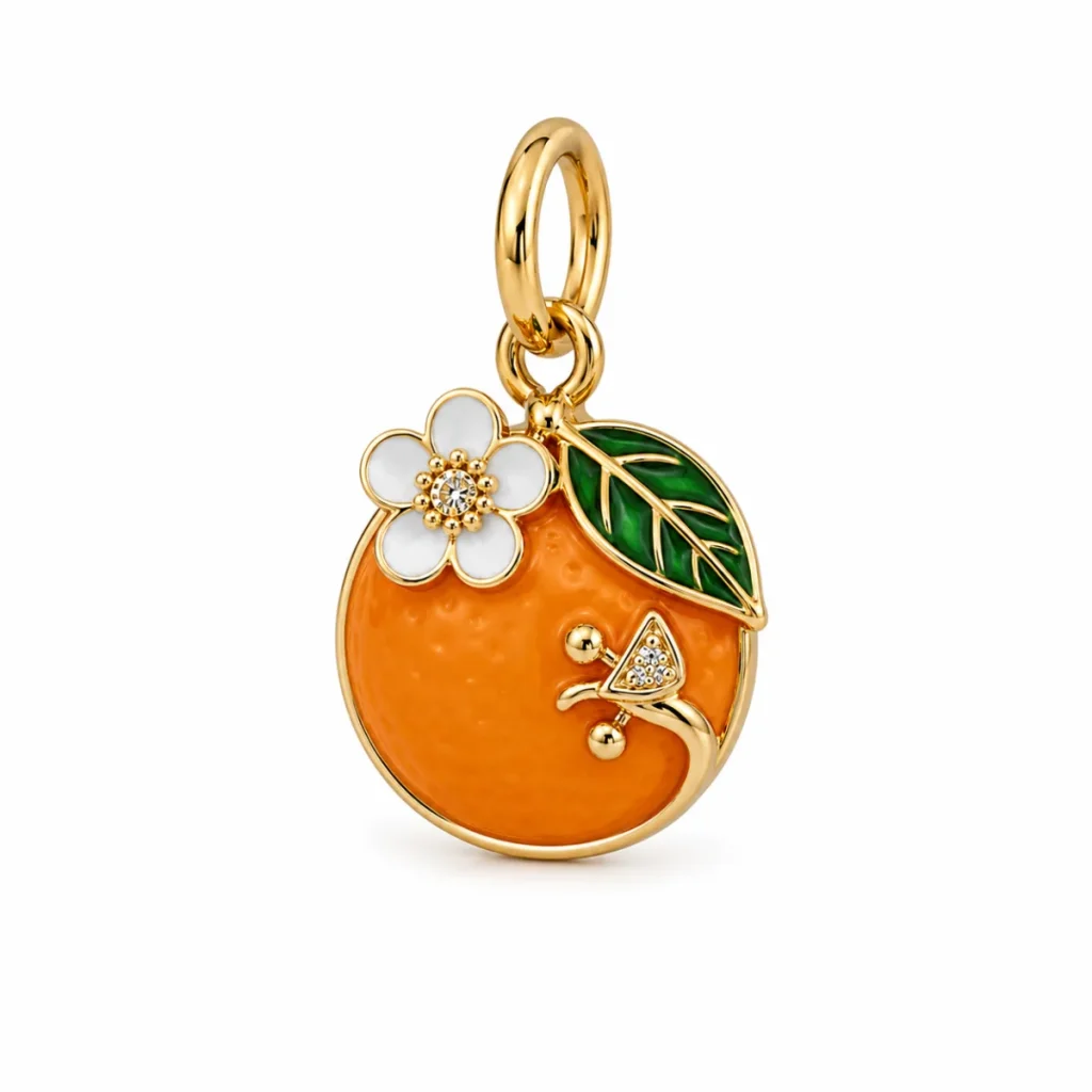Thai Treasure Tales Fruit Charm — Orange