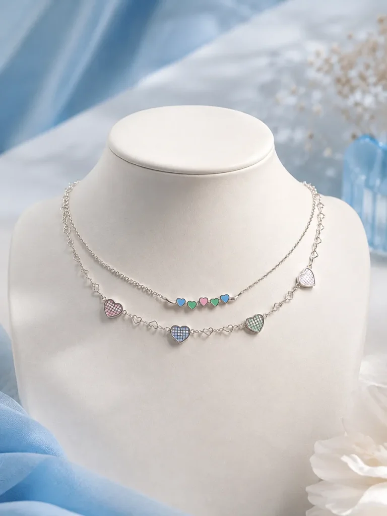 Pawfect Heart Layered Necklace