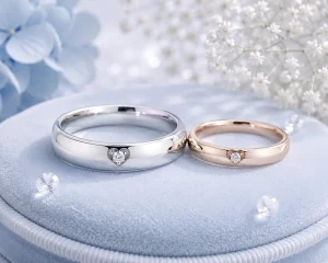 Eternal Vows Two-Tone Heart Ring